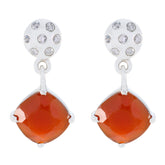 Emily Red Stud Earrings for Glam Everyday Wear